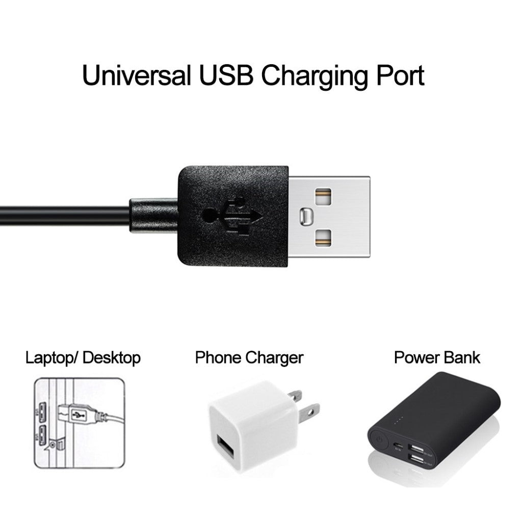 1m Universal Garmin USB Ladestation - Sort#serie_032
