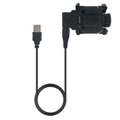 1m Plastik Garmin Quatix 3 / Garmin Fenix 3 USB Opladningskabel - Sort#serie_033