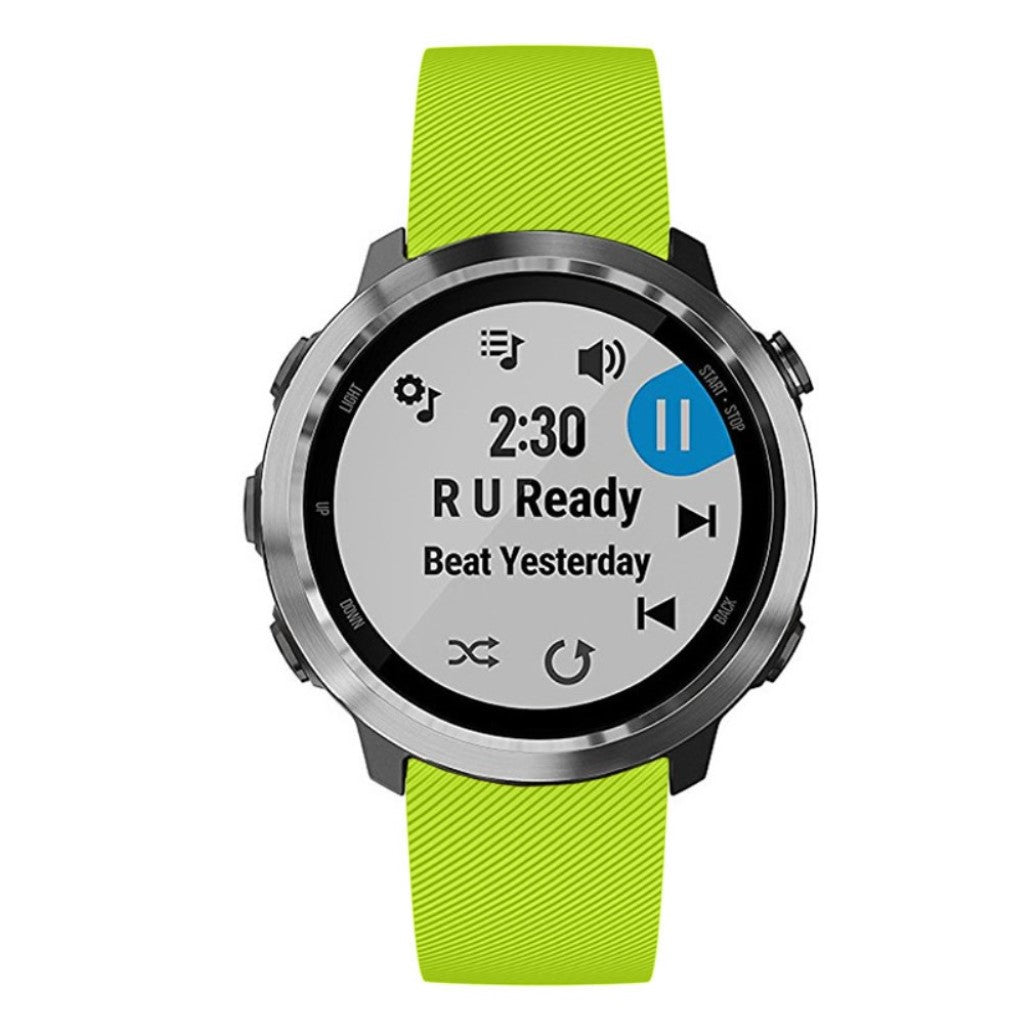 Vildt cool Universal Garmin Silikone Rem - Grøn#serie_1