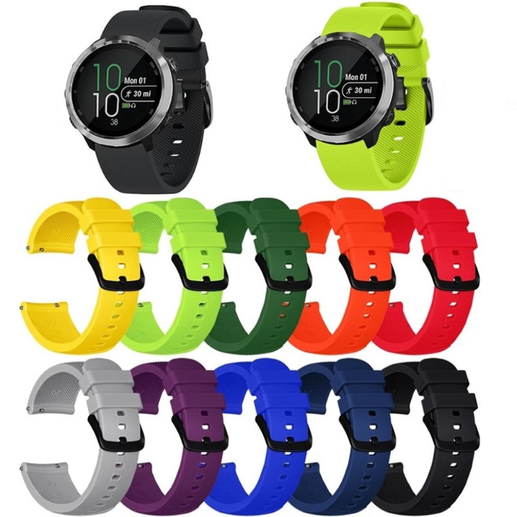 Vildt cool Universal Garmin Silikone Rem - Grøn#serie_1