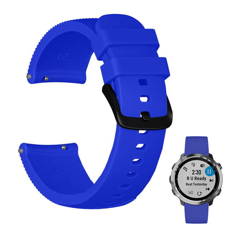 Vildt cool Universal Garmin Silikone Rem - Blå#serie_10