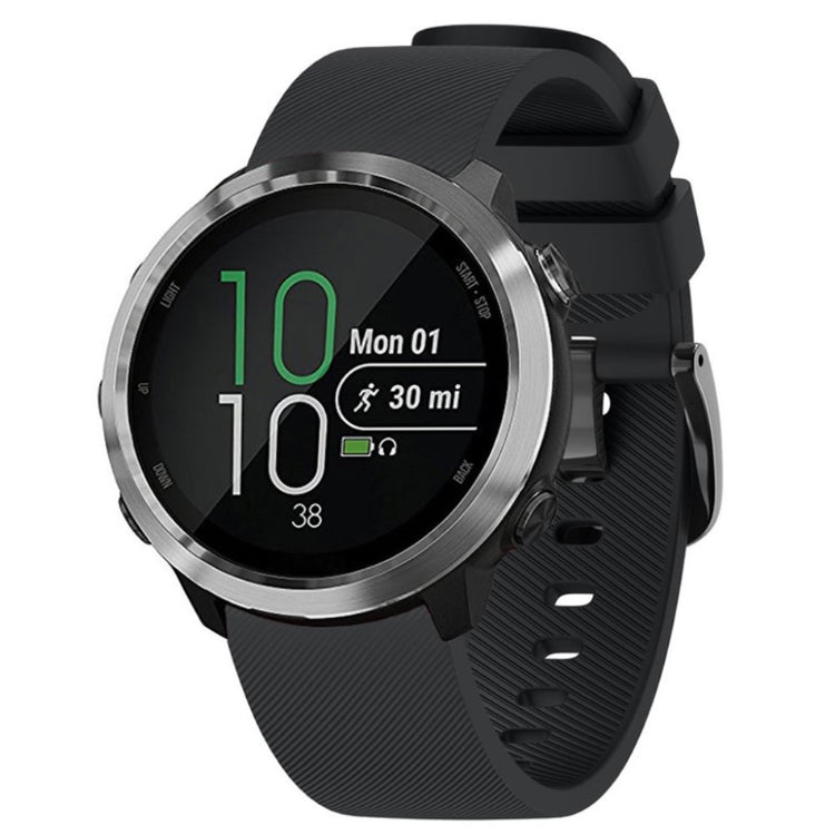 Vildt cool Universal Garmin Silikone Rem - Sort#serie_11