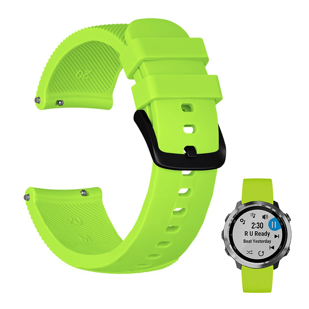 Vildt cool Universal Garmin Silikone Rem - Grøn#serie_1