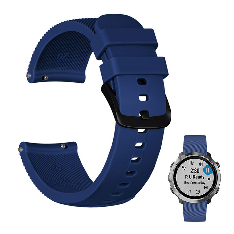 Vildt cool Universal Garmin Silikone Rem - Blå#serie_2