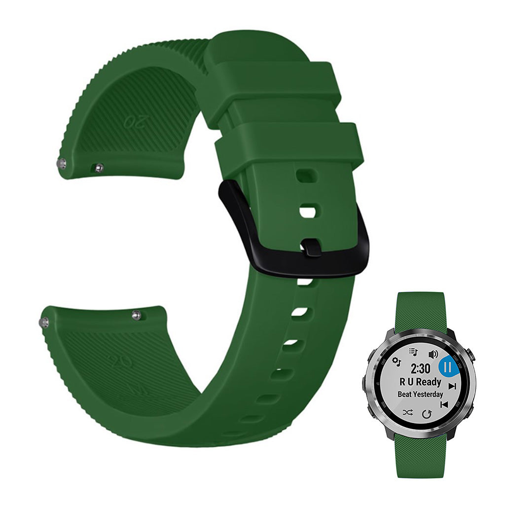 Vildt cool Universal Garmin Silikone Rem - Grøn#serie_3