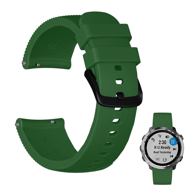 Vildt cool Universal Garmin Silikone Rem - Grøn#serie_3