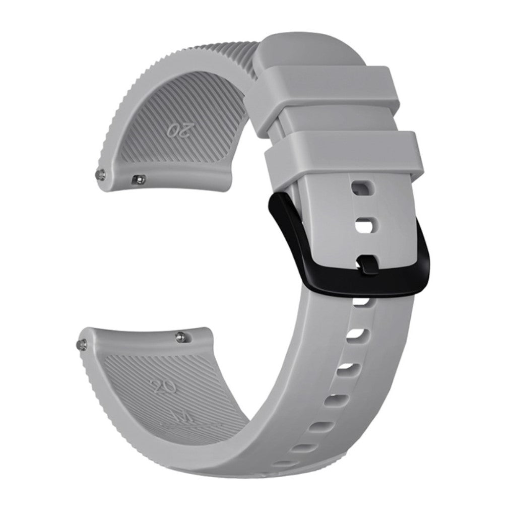 Vildt cool Universal Garmin Silikone Rem - Sølv#serie_5