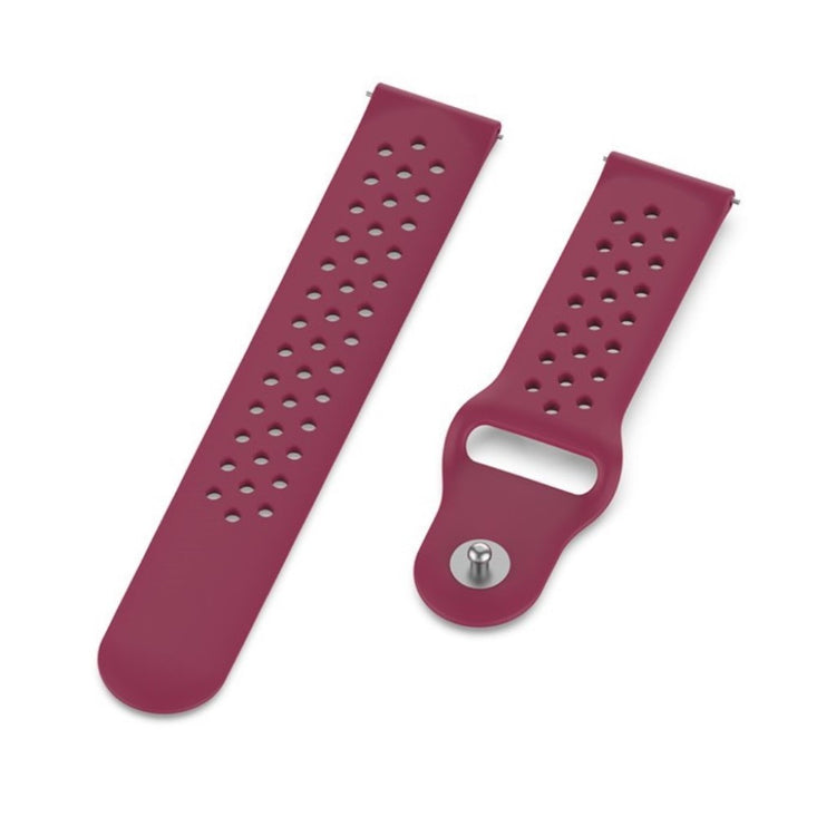 Super fed Universal Garmin Silikone Rem - Rød#serie_4