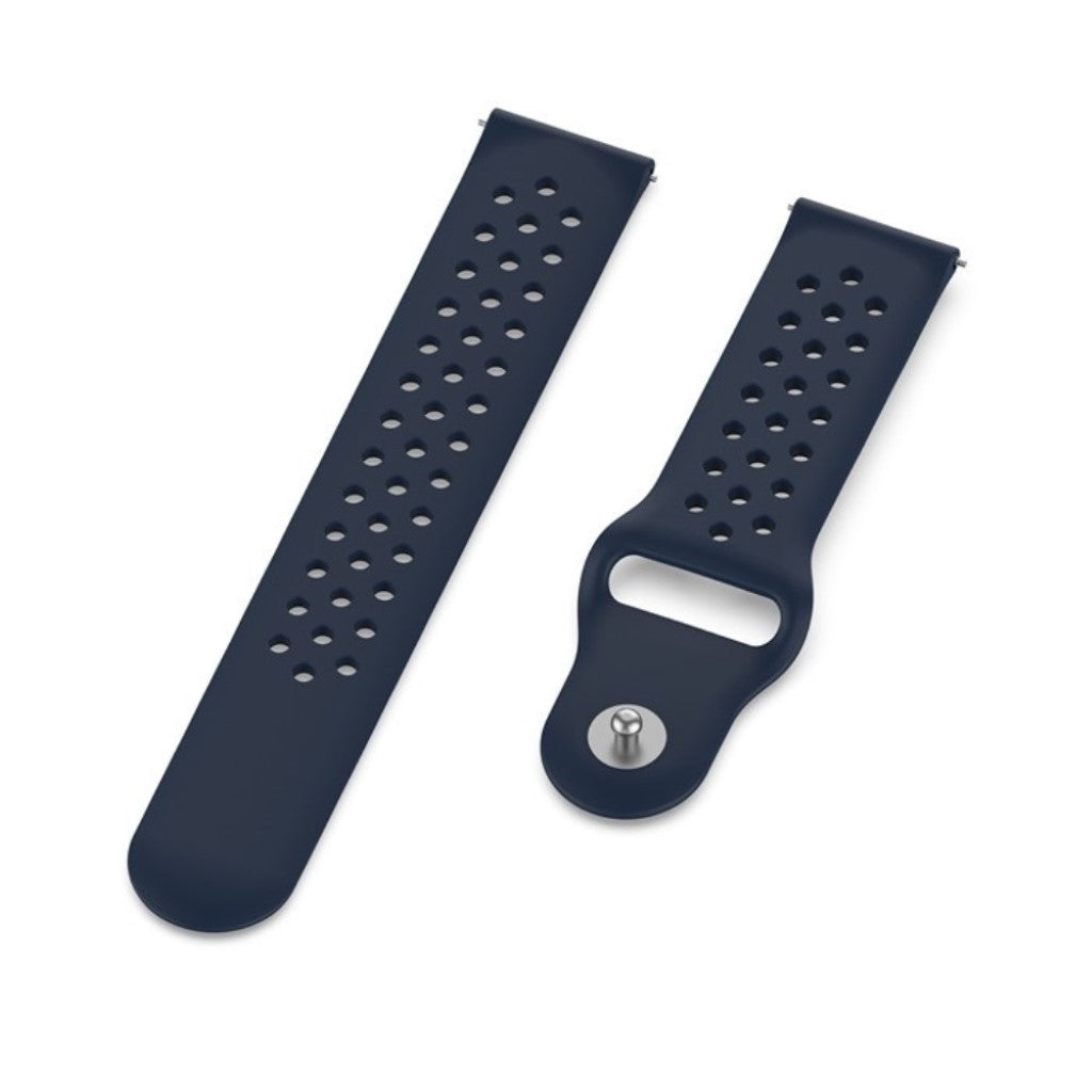 Super fed Universal Garmin Silikone Rem - Blå#serie_7
