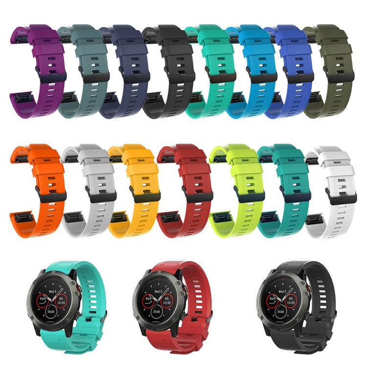 Rigtigt elegant Universal Garmin Silikone Rem - Grøn#serie_1