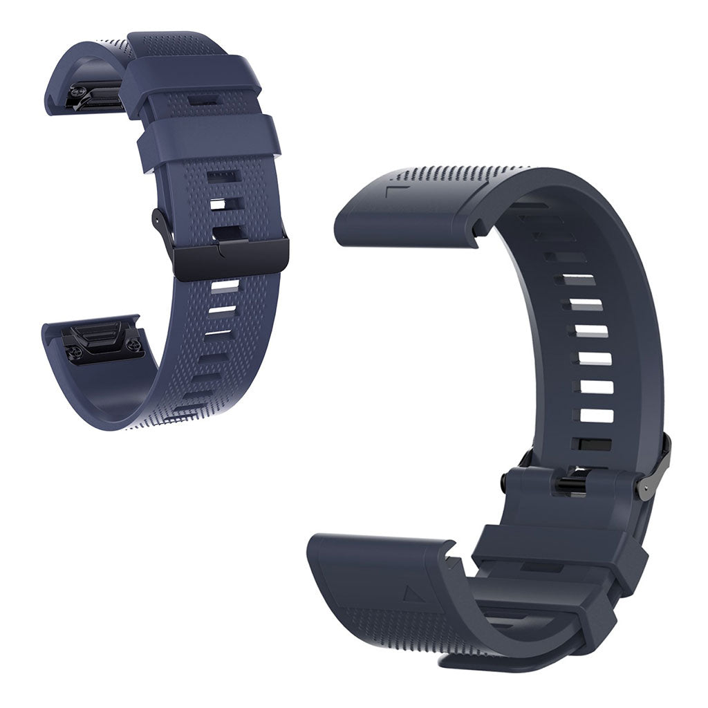 Rigtigt elegant Universal Garmin Silikone Rem - Blå#serie_8