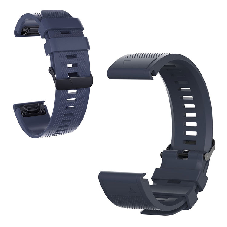 Rigtigt elegant Universal Garmin Silikone Rem - Blå#serie_8