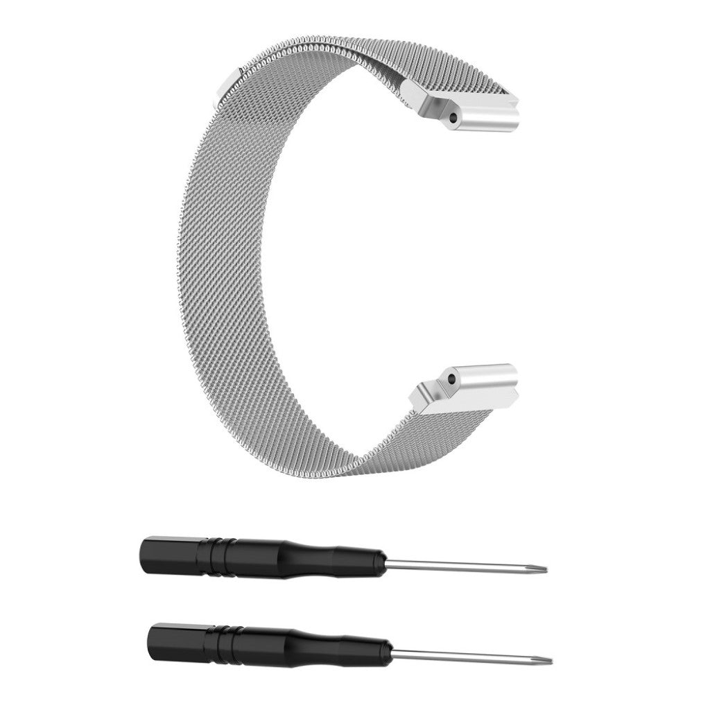 Meget smuk Universal Garmin Metal Rem - Hvid#serie_1