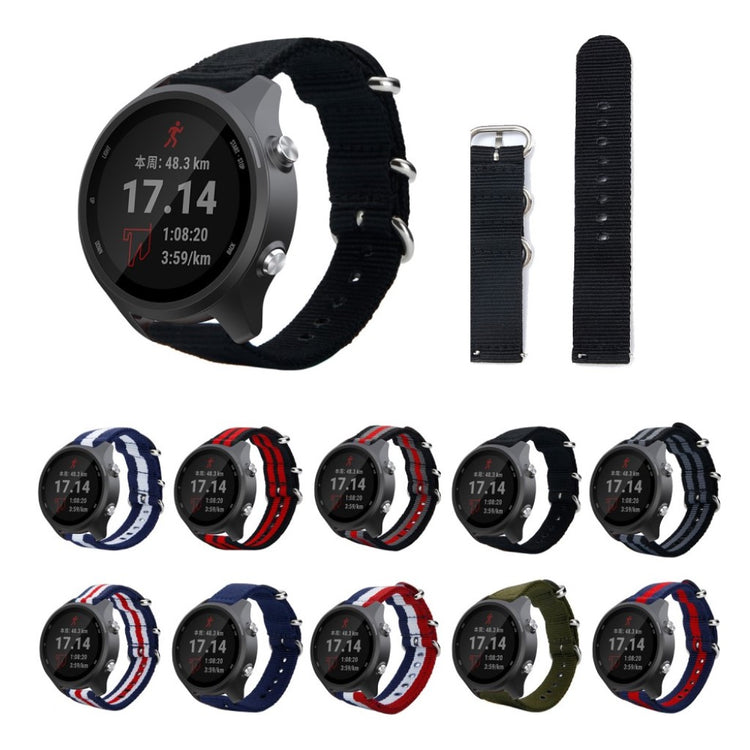  Garmin Forerunner 245 / Garmin Forerunner 245 Music Nylon Rem - Sort#serie_1