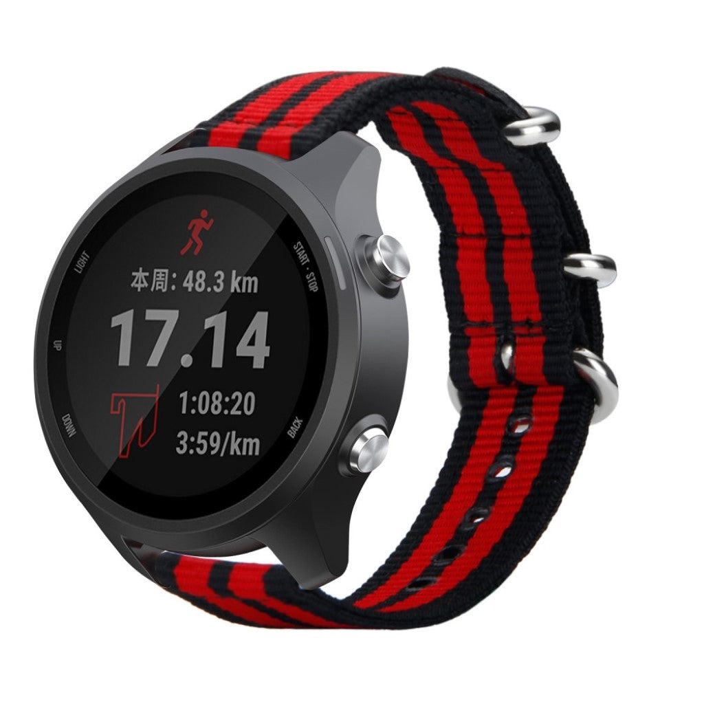  Garmin Forerunner 245 / Garmin Forerunner 245 Music Nylon Rem - Rød#serie_3