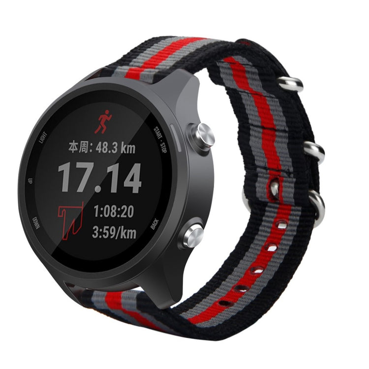  Garmin Forerunner 245 / Garmin Forerunner 245 Music Nylon Rem - Flerfarvet#serie_4