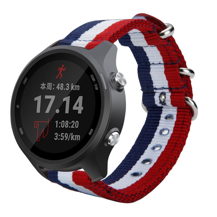  Garmin Forerunner 245 / Garmin Forerunner 245 Music Nylon Rem - Flerfarvet#serie_5
