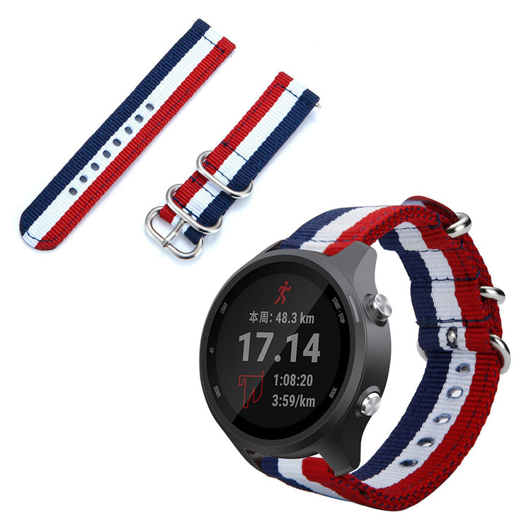  Garmin Forerunner 245 / Garmin Forerunner 245 Music Nylon Rem - Flerfarvet#serie_5