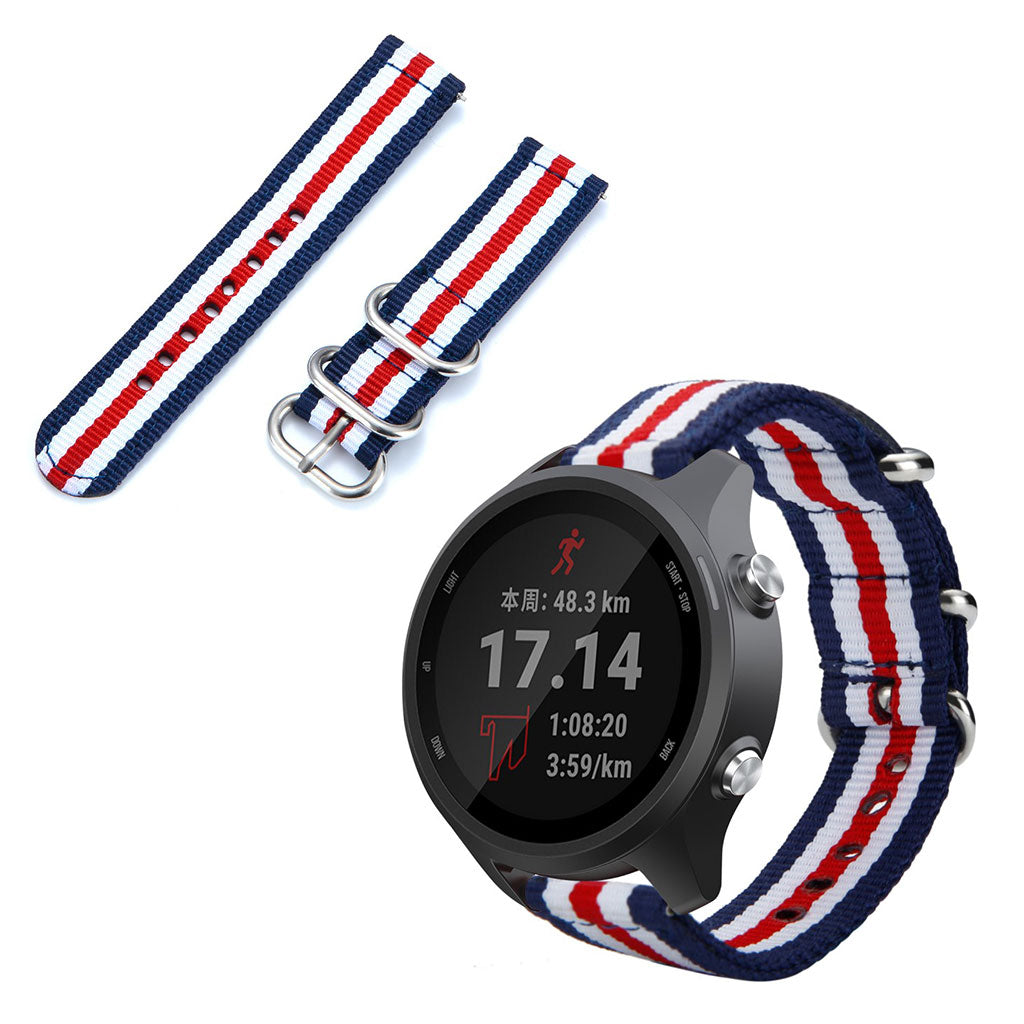 Garmin Forerunner 245 / Garmin Forerunner 245 Music Nylon Rem - Flerfarvet#serie_7