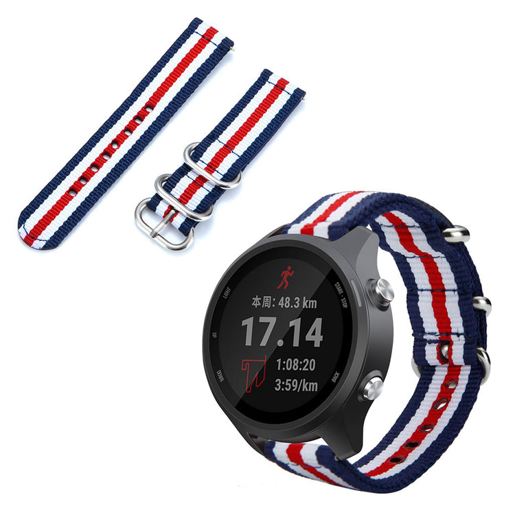  Garmin Forerunner 245 / Garmin Forerunner 245 Music Nylon Rem - Flerfarvet#serie_7