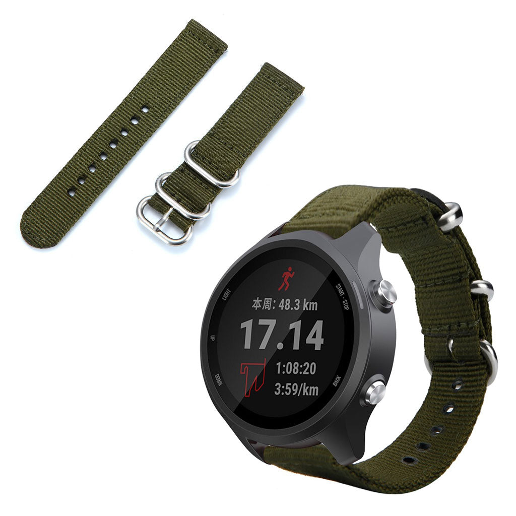  Garmin Forerunner 245 / Garmin Forerunner 245 Music Nylon Rem - Grøn#serie_8