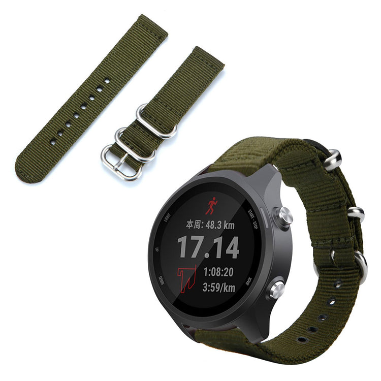  Garmin Forerunner 245 / Garmin Forerunner 245 Music Nylon Rem - Grøn#serie_8