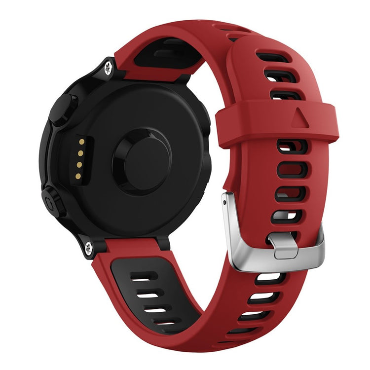 Rigtigt holdbart Universal Garmin Silikone Rem - Rød#serie_1
