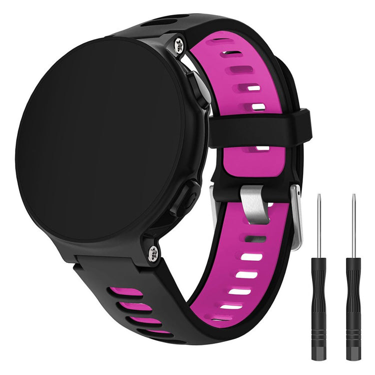 Rigtigt holdbart Universal Garmin Silikone Rem - Sort#serie_3