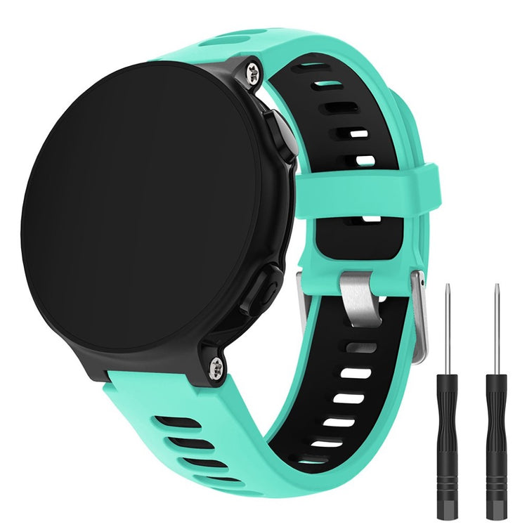 Rigtigt holdbart Universal Garmin Silikone Rem - Grøn#serie_6