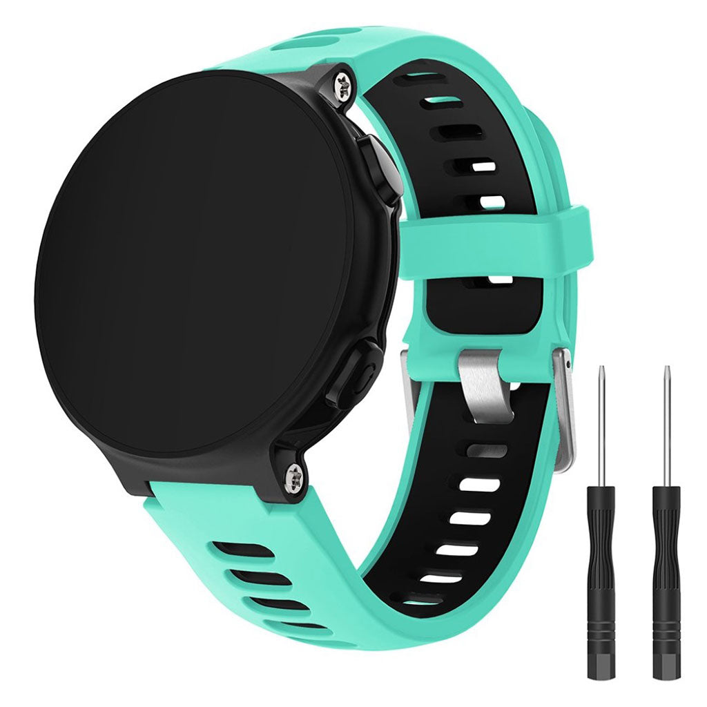 Rigtigt holdbart Universal Garmin Silikone Rem - Grøn#serie_6