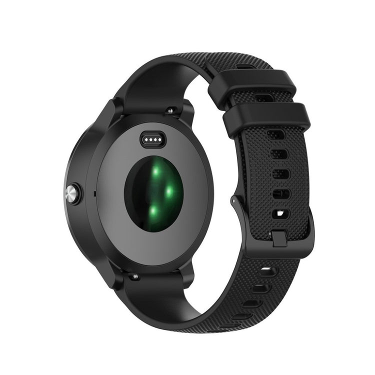  Garmin Vivoactive 3 / Garmin Vivoactive 3 Music Silikone Rem - Sort#serie_1