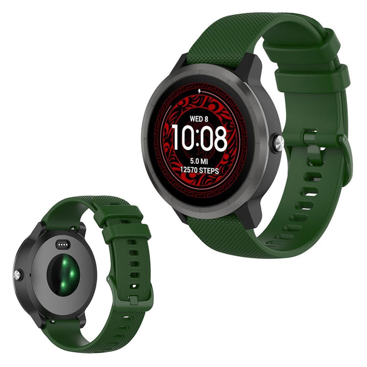  Garmin Vivoactive 3 / Garmin Vivoactive 3 Music Silikone Rem - Grøn#serie_9