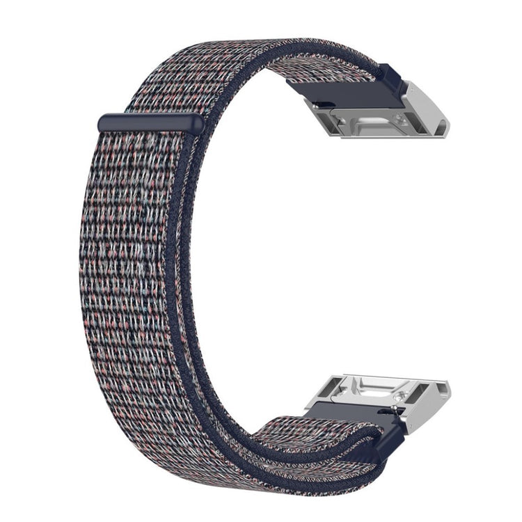 Fremragende Garmin Fenix 6 / Garmin Fenix 5 Nylon Rem - Blå#serie_4