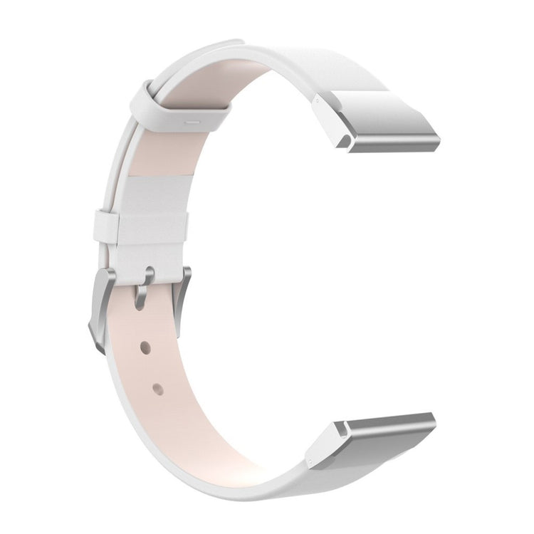 Tidsløst Garmin Fenix 6S / Garmin Fenix 5S Ægte læder Rem - Hvid#serie_2