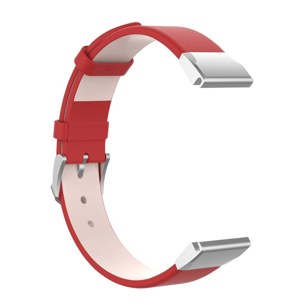 Tidsløst Garmin Fenix 6S / Garmin Fenix 5S Ægte læder Rem - Rød#serie_3