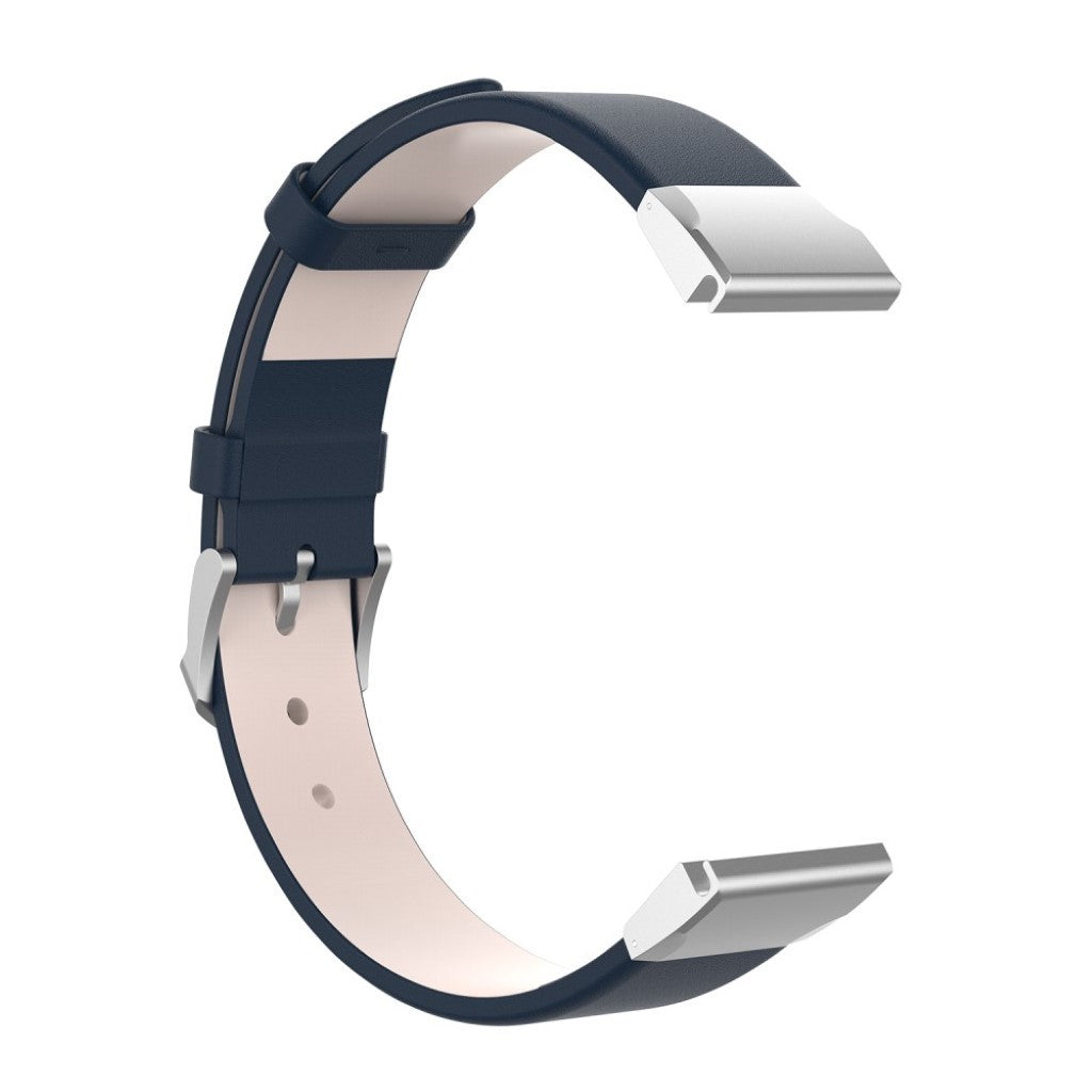 Tidsløst Garmin Fenix 6S / Garmin Fenix 5S Ægte læder Rem - Blå#serie_4