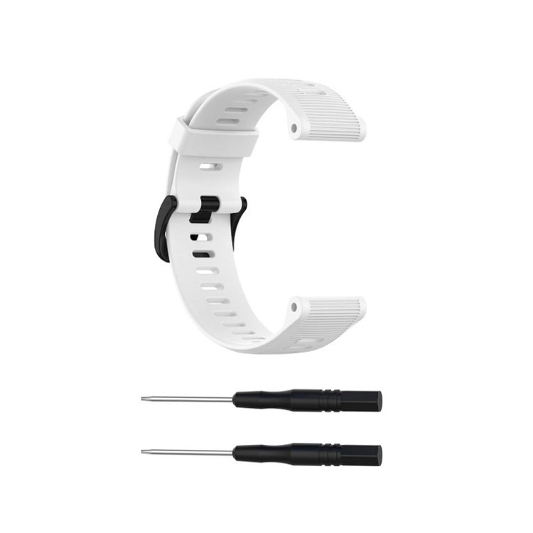 Komfortabel Universal Garmin Silikone Rem - Hvid#serie_2