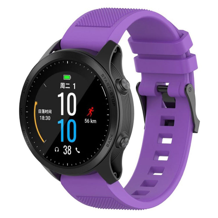 Helt vildt fantastisk Universal Garmin Silikone Rem - Lilla#serie_10
