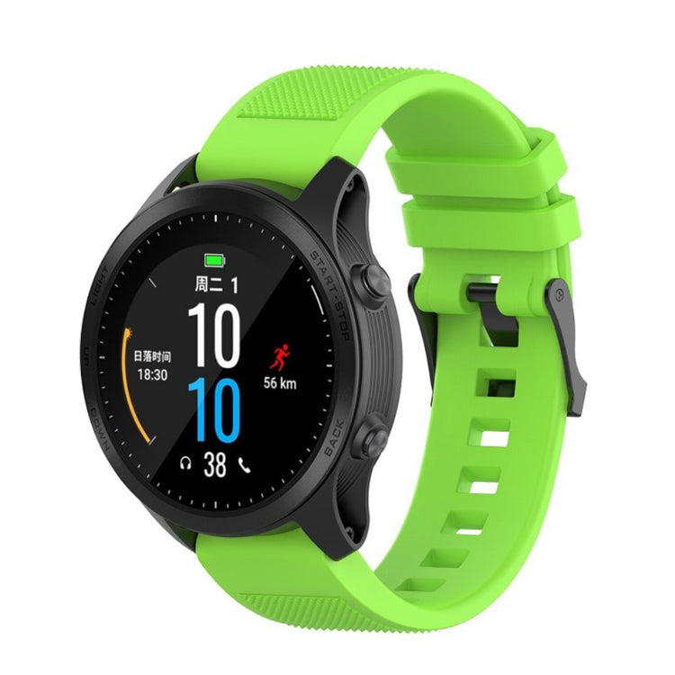 Meget fint Universal Garmin Silikone Rem - Grøn#serie_5