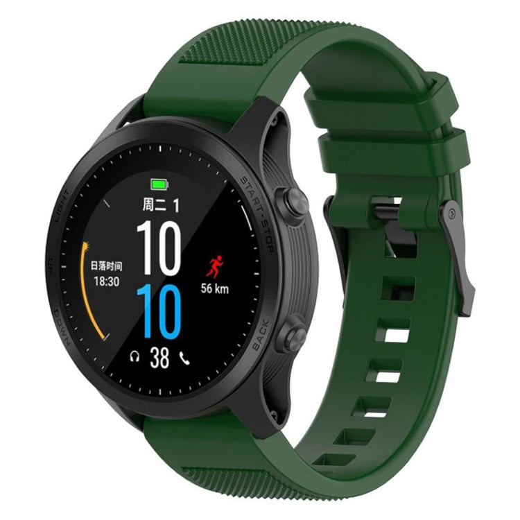Meget fint Universal Garmin Silikone Rem - Grøn#serie_6