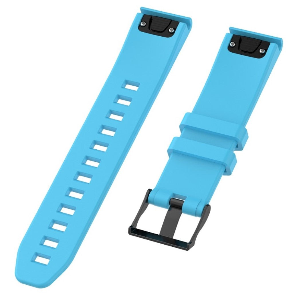 Meget fint Universal Garmin Silikone Rem - Blå#serie_8