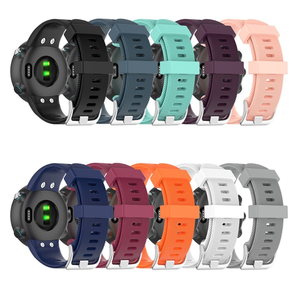 Rigtigt kønt Universal Garmin Silikone Rem - Sort#serie_1