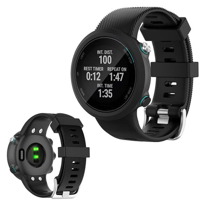 Rigtigt kønt Universal Garmin Silikone Rem - Sort#serie_1