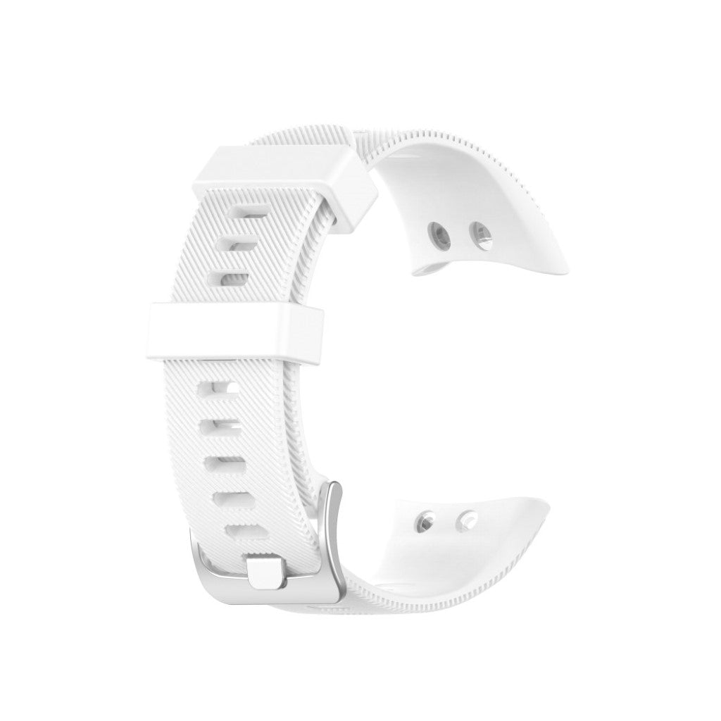 Rigtigt kønt Universal Garmin Silikone Rem - Hvid#serie_2