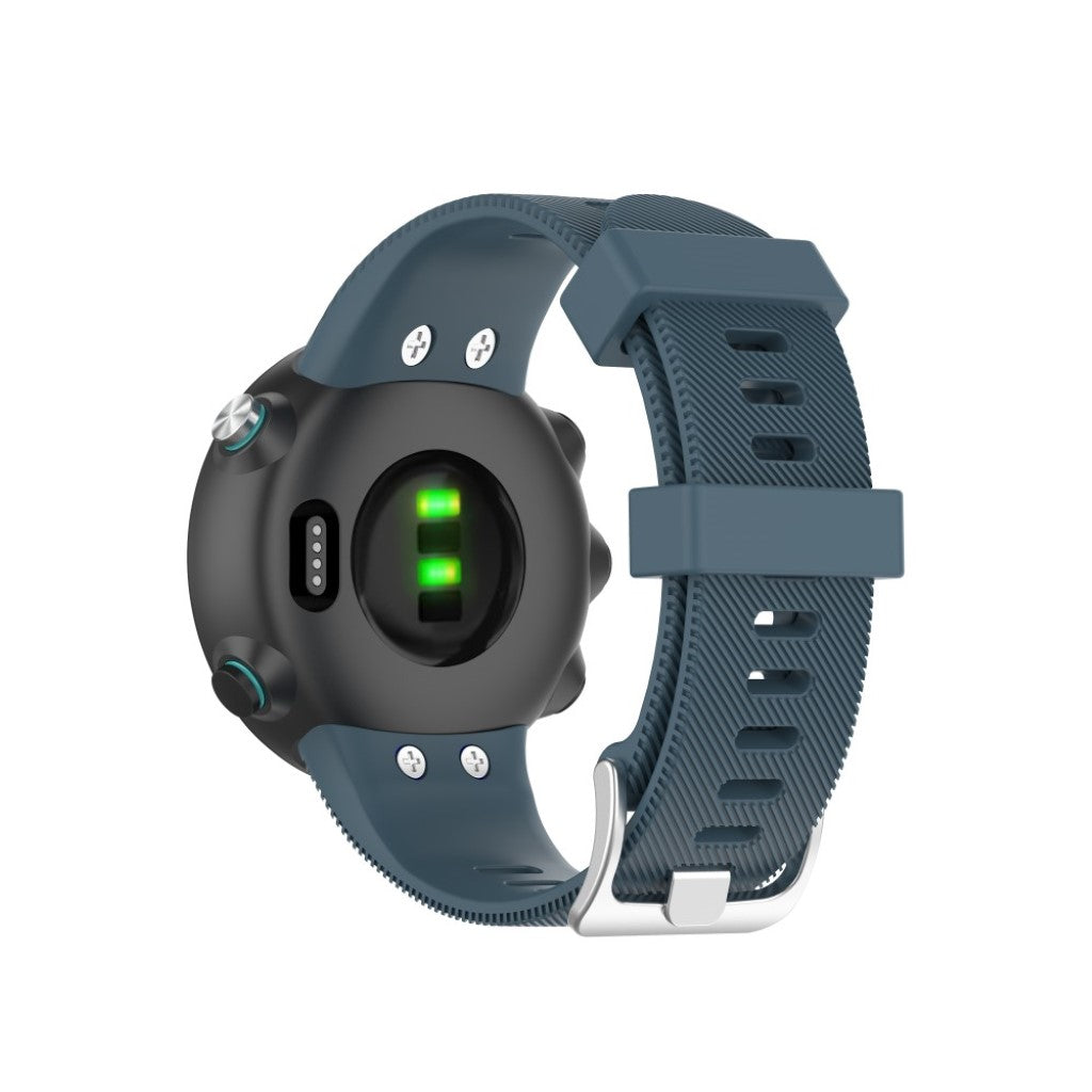 Rigtigt kønt Universal Garmin Silikone Rem - Blå#serie_9