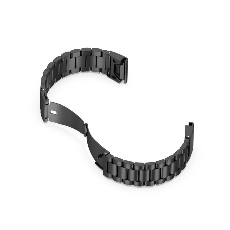 Meget sejt Universal Garmin Metal Rem - Sort#serie_1