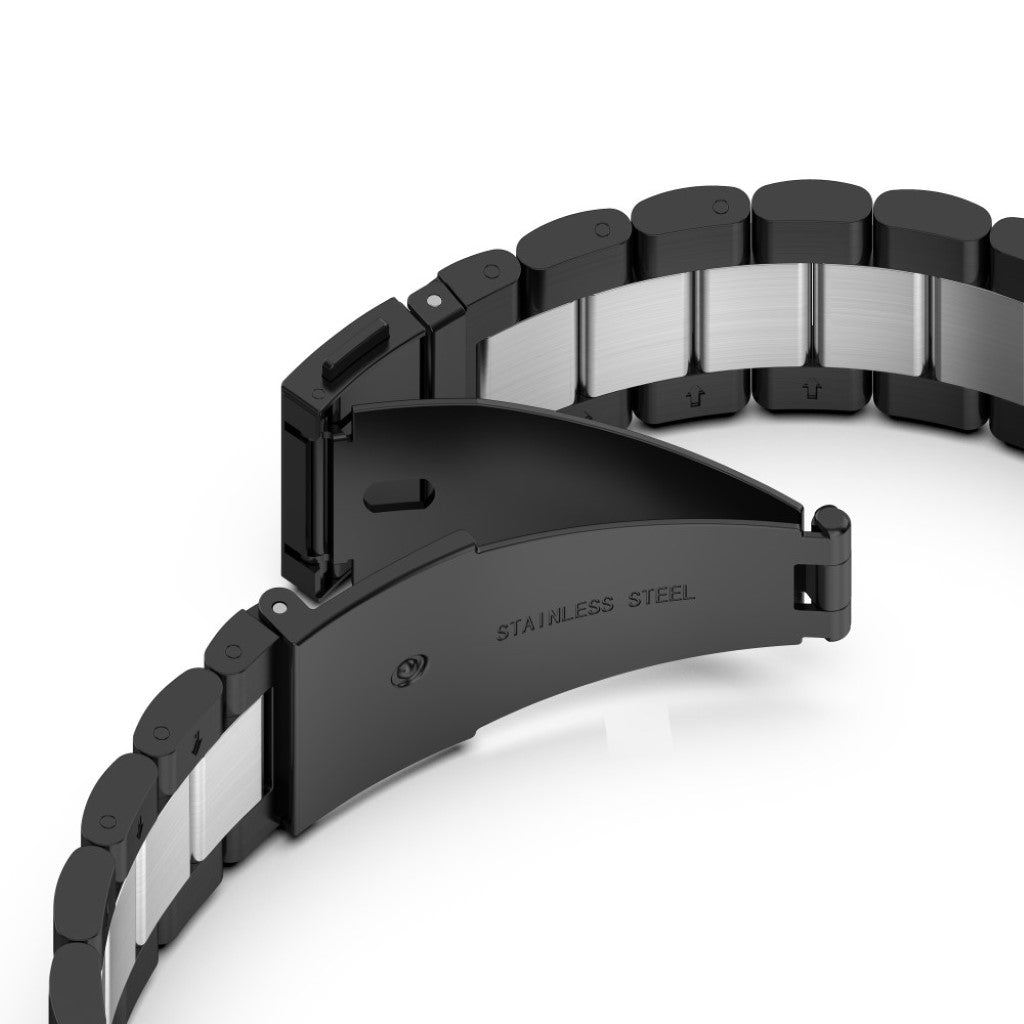 Mega komfortabel Universal Garmin Metal Rem - Sort#serie_2