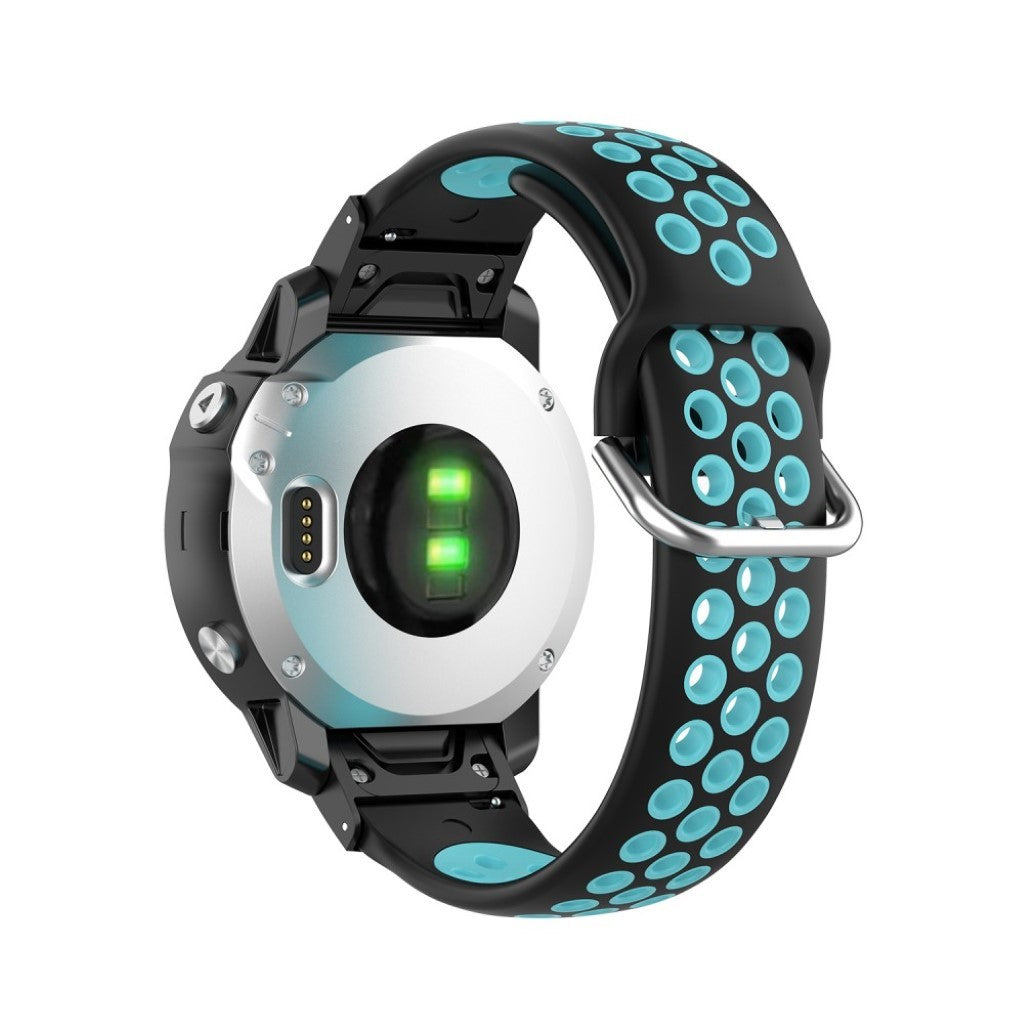 Stilren Universal Garmin Silikone Rem - Sort#serie_5