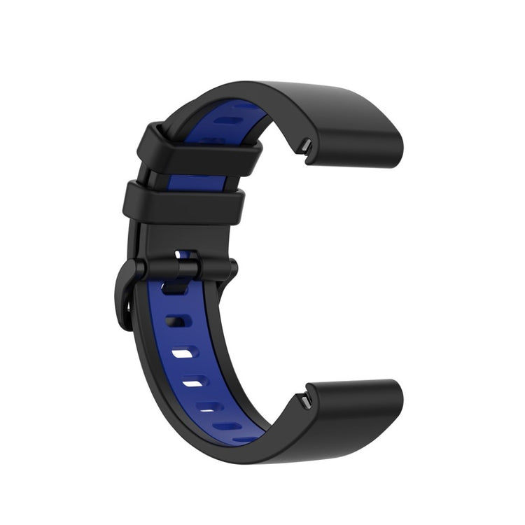 Meget cool Garmin Fenix 6S / Garmin Fenix 5S Silikone Rem - Sort#serie_1
