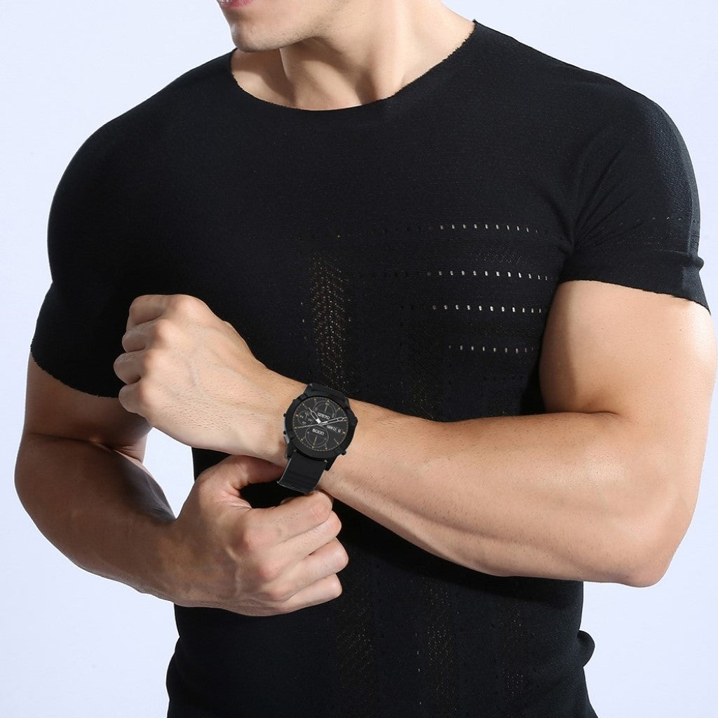Kønt Garmin Fenix 6X Pro / Garmin Fenix 6X Silikone Rem - Sort#serie_1
